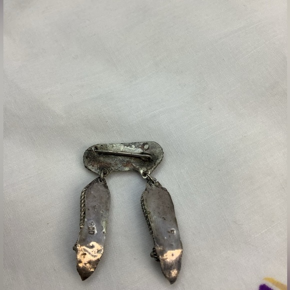 Bedouin Shoes Pin Yemeni Tribal Vintage - Picture 3 of 5